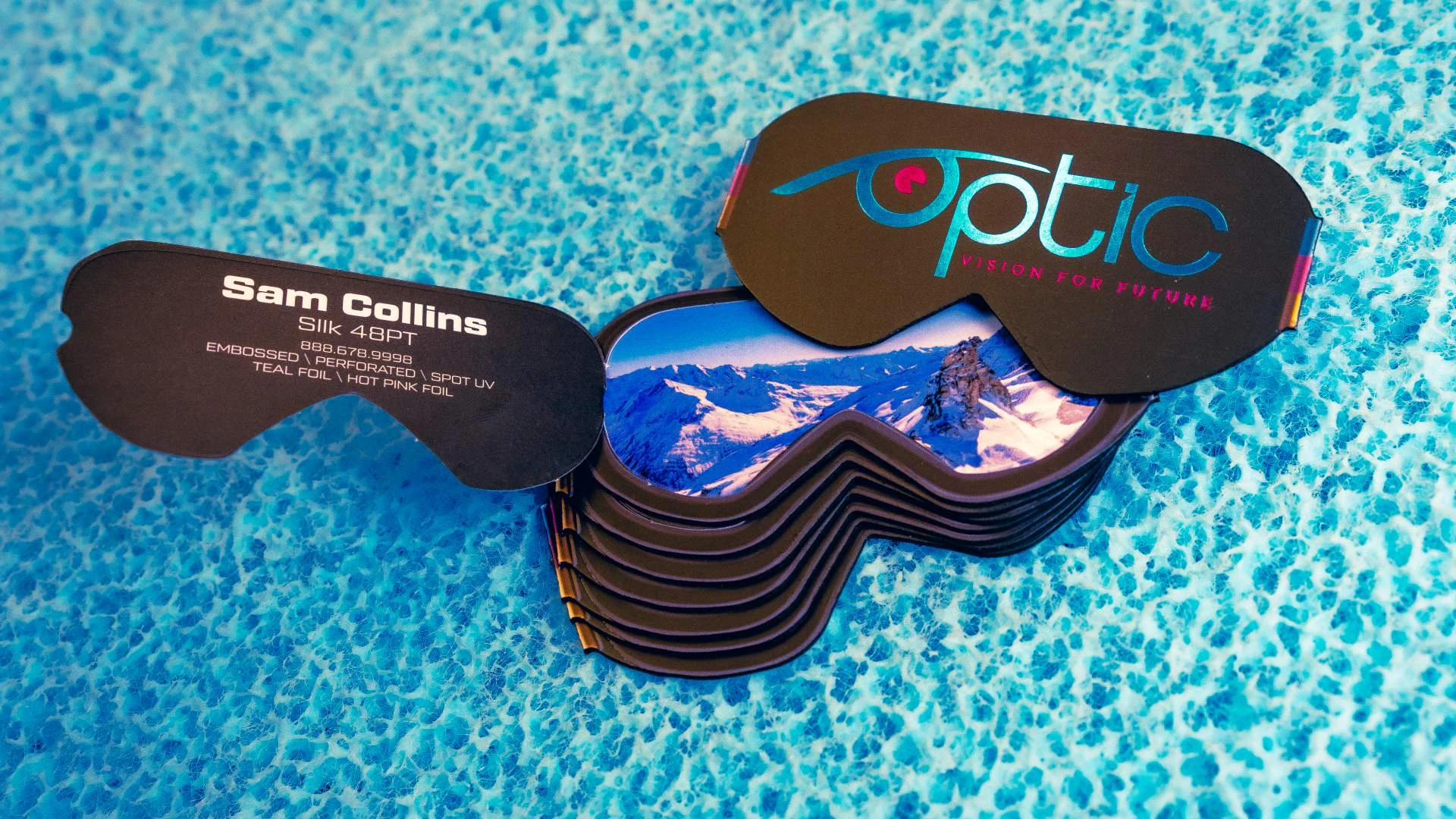 Perforated Business Cards Business Card Design